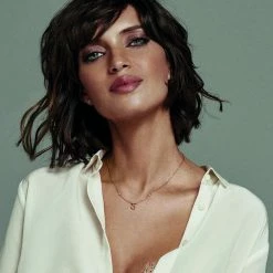 AGATHA FR Collier Ras Du Cou LETTRE W - Cristal / Doré -Colliers Soldes Magasin 02670189 137 TU M2