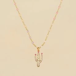 AGATHA FR Collier Ras Du Cou RODEO - Multicolore / Doré