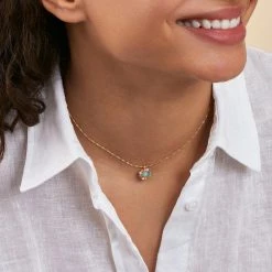 AGATHA FR Collier Ras Du Cou ARLEQUIN - Multicolore / Doré -Colliers Soldes Magasin 02681155 256 TU M1