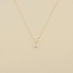 AGATHA FR Collier Ras Du Cou CYCLADES - Rose Pâle/ Doré