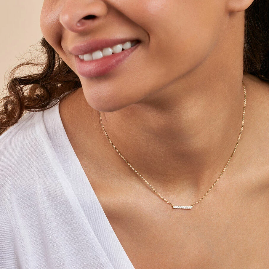 AGATHA FR Collier Ras Du Cou BARSHINE - Cristal / Doré 4 AGATHA FR Collier Ras Du Cou BARSHINE - Cristal / Doré – Image 2