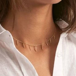 AGATHA FR Collier Ras Du Cou RADIEUX - Doré -Colliers Soldes Magasin 02690144 157 TU M1