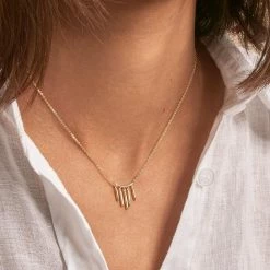 AGATHA FR Collier Mi-long RADIEUX - Doré -Colliers Soldes Magasin 02690145 157 TU M1